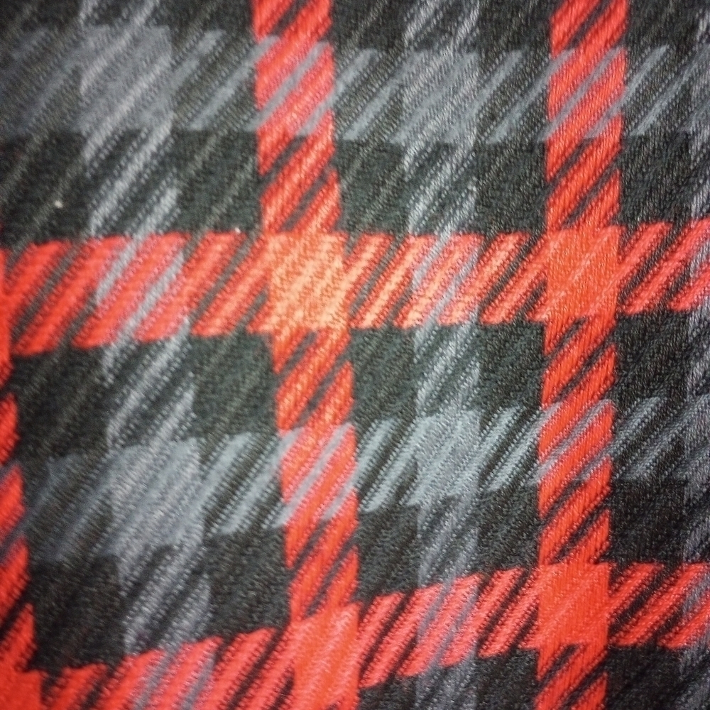 Cappagallo Vintage Red Plaid Wool Blend Blazer Jacket Size 8 with Shoulder Pads. - Picture 10 of 12